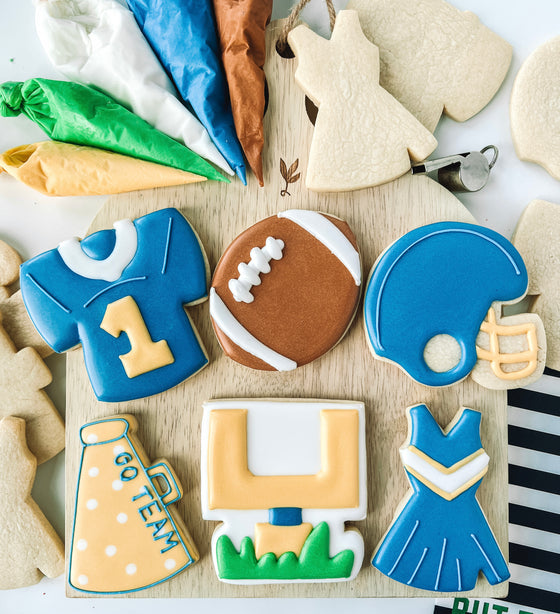 Summer's Sweet Shoppe (CC2C) Football Tailgate Class Set of 6 Cookie Cutters