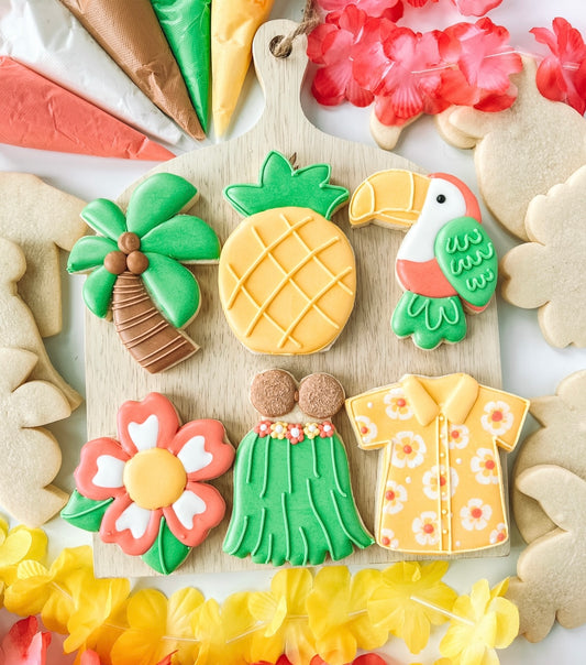 Summer’s Sweet Shoppe (CC2C) Tropical Paradise Class Set of 6 Cookie Cutters