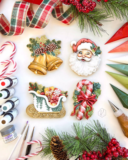 Kirkie Kookies’ "Christmas Classics" Class Set of 4 Cookie Cutters