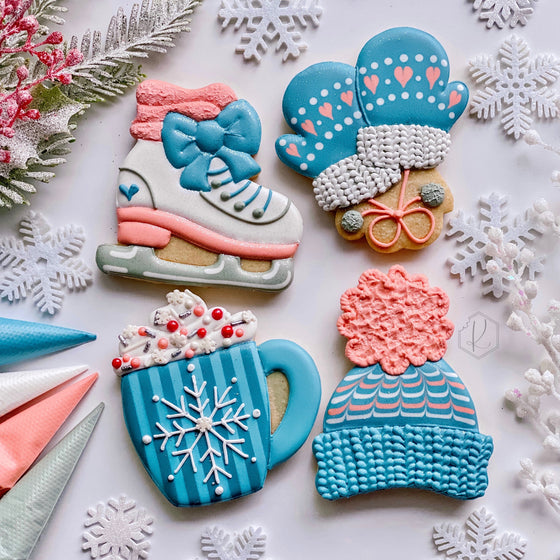 Kirkie Kookies’ "Snow Day" Class Set of 4 Cookie Cutters