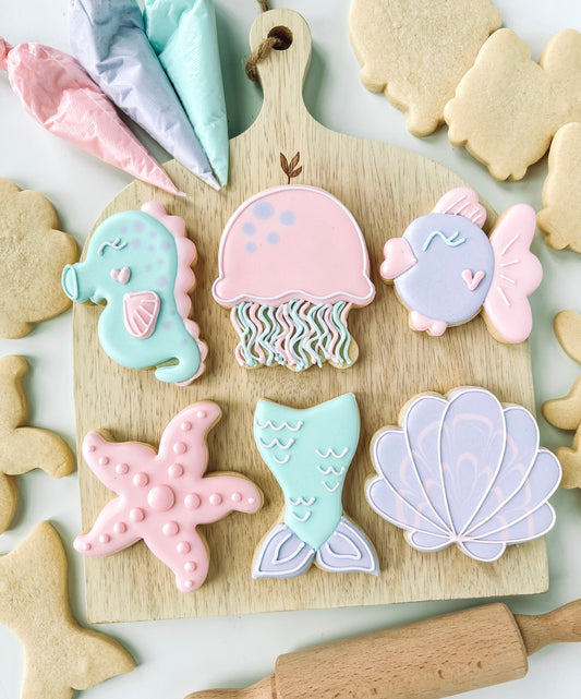 Summer’s Sweet Shoppe (CC2C) Under the Sea Class Set of 6 Cookie Cutters