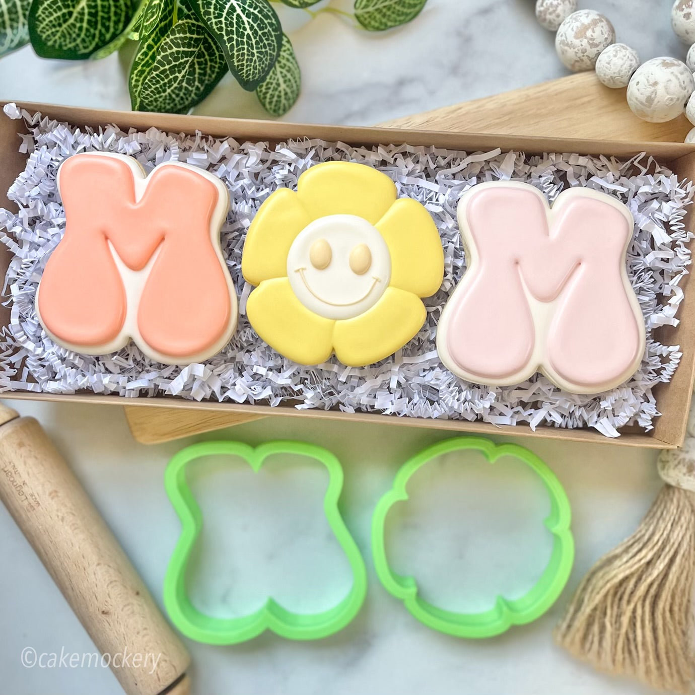 Groovy Mom Cookie Cutter Set of 2