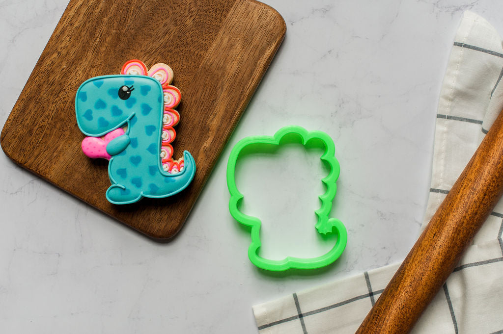 Dinosaur Heart Cookie Cutter