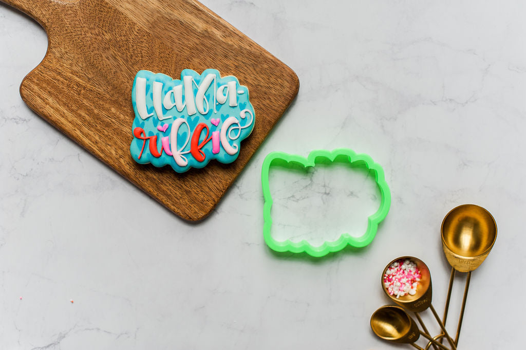 Llama-riffic Lettering Cookie Cutter