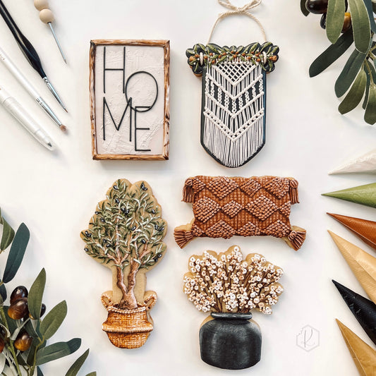 Kirkie Kookies’ "Delicious Decor" Set of 5 Cookie Cutters