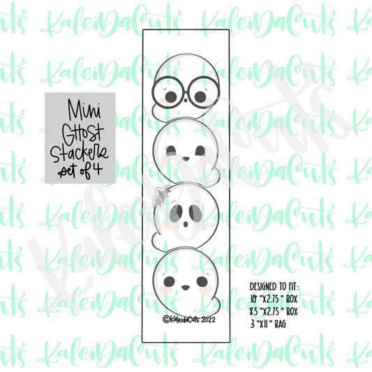 Mini Ghost Stackers Set of 4 Cookie Cutters