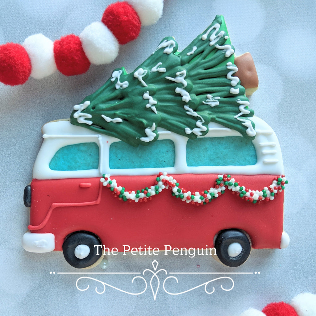 VW Bus with Tree Cookie Cutter