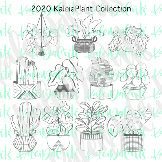 2020 KaleidaPlant Collection Cookie Cutter Set of 11