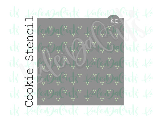 Dainty Triple Dot Stencil