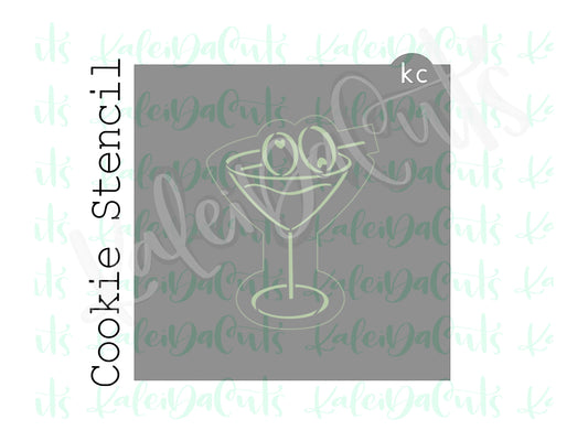 Dirty Martini Stencil