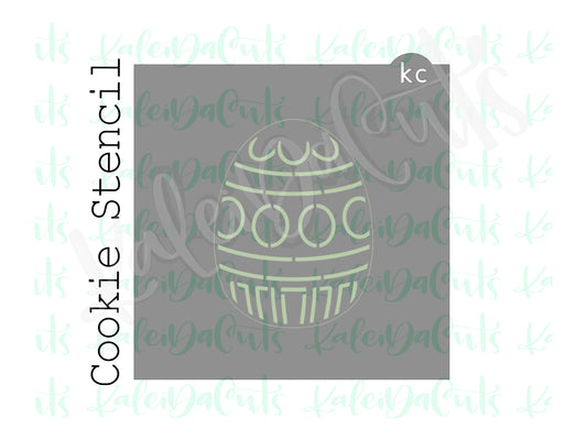 Easter Egg PYO Stencil 3.5"