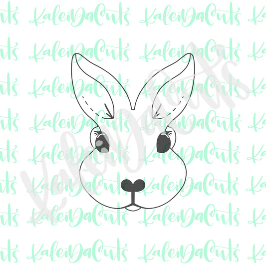 June Bunny Face Cookie Cutter
