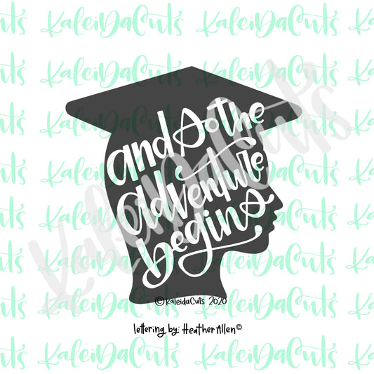 Grad Gal Silhouette Cookie Cutter