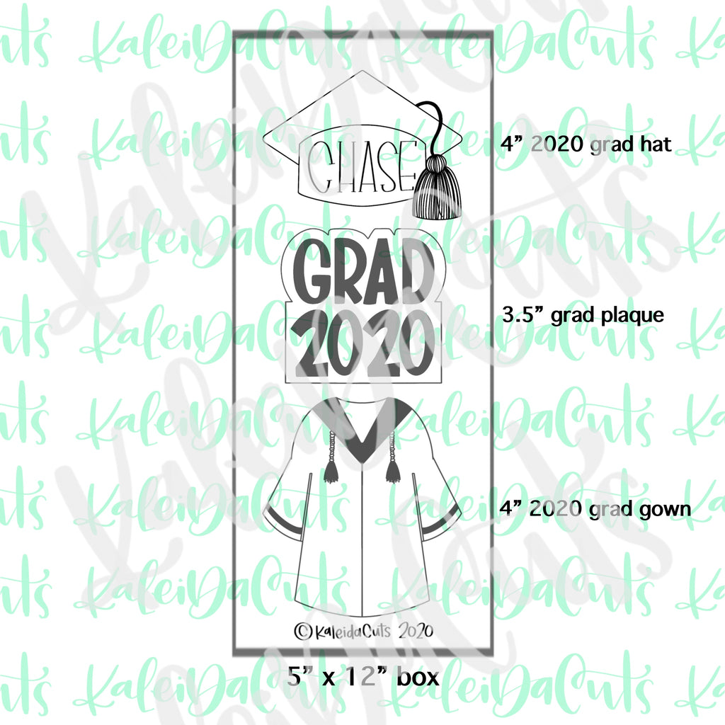 Grad Gown 2020 Cookie Cutter