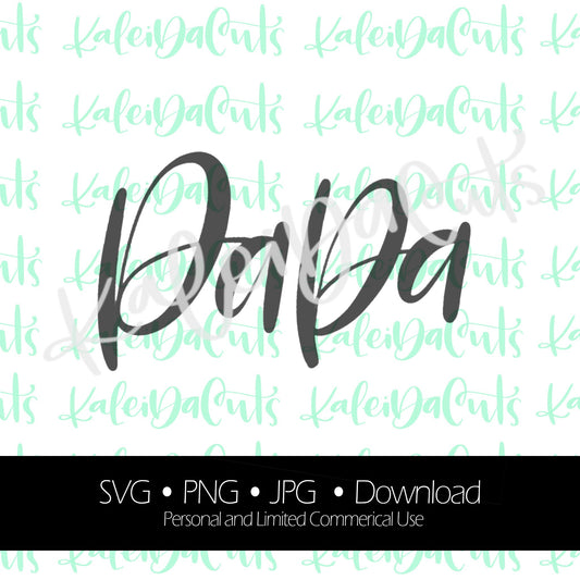 Papa Lettering - Digital Download.