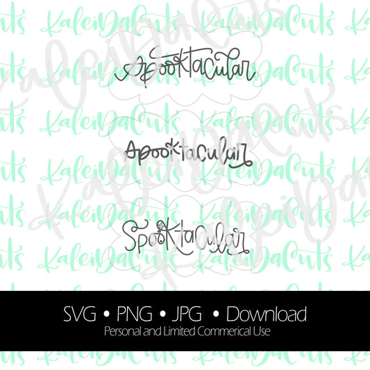Spooktacular Nancy Lettering - Digital Download.