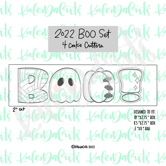 2022 Boo Set of 4 Cookie Cutters