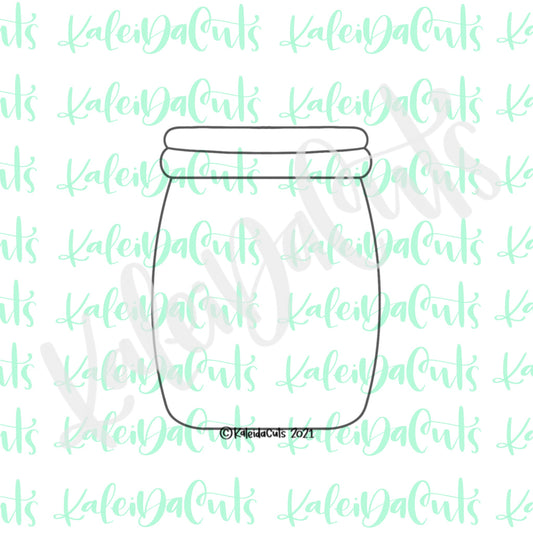 Mason Jar 2 Cookie Cutter