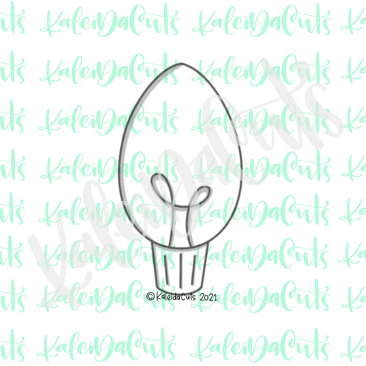 Long Light Bulb Cookie Cutter