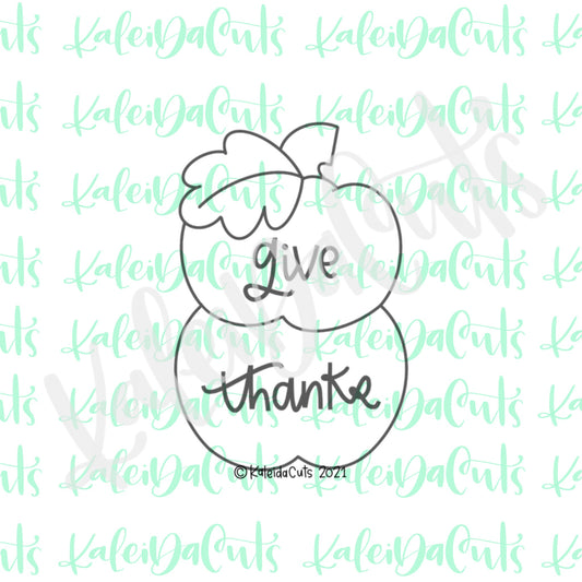 Pumpkin Duo Cookie Cutter