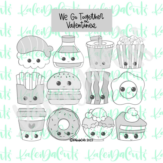 We Go Together Individual Cookie Cutters