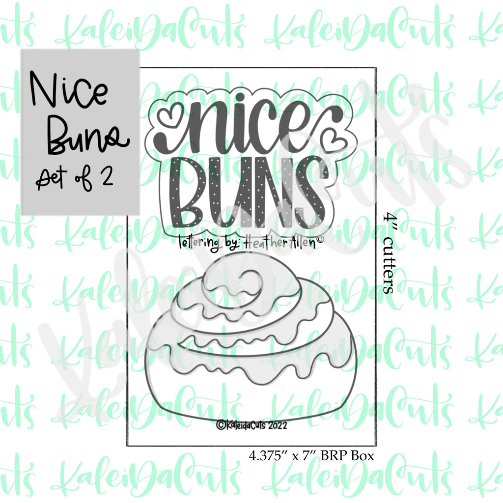 Nice Buns Set of 2 Cookie Cutters