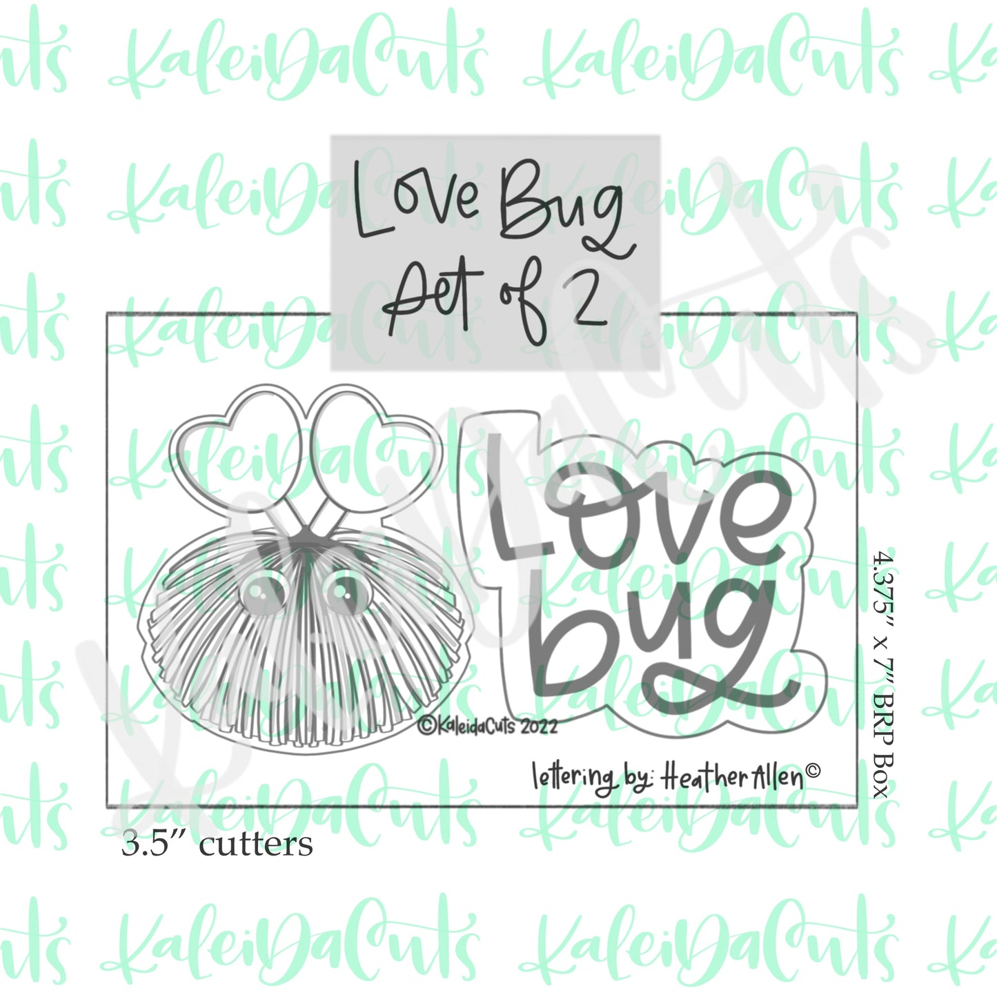 Love Bug Set of 2 Cookie Cutters