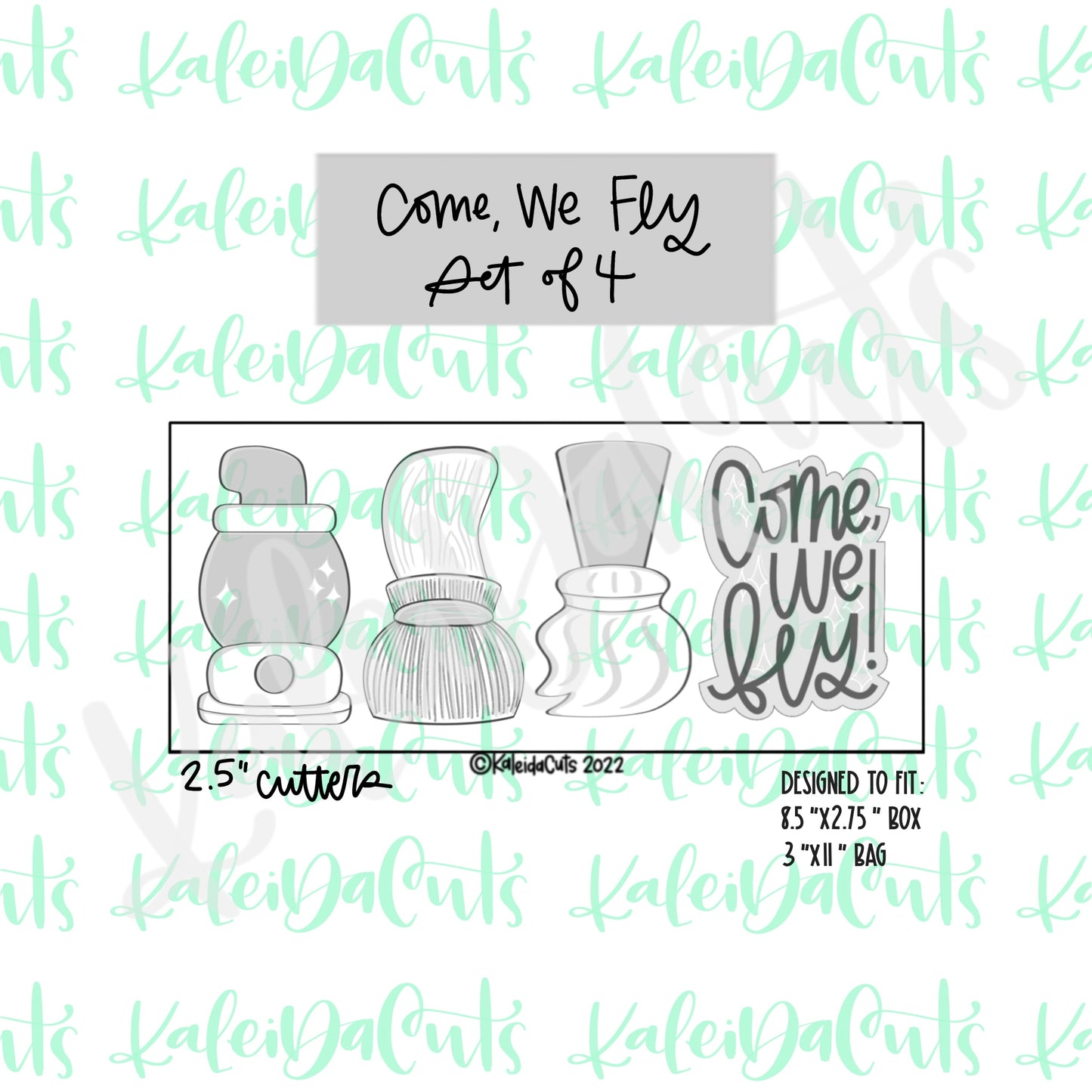 Come We Fly Set of 4 Cookie Cutters
