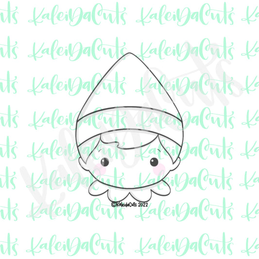 2022 Elf Face Cookie Cutter