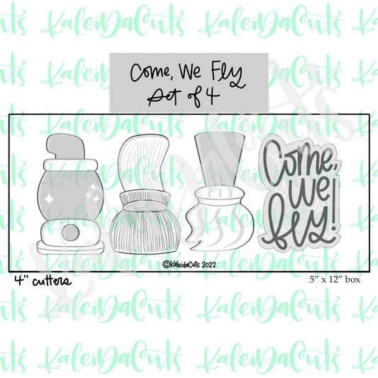 Come We Fly Set of 4 Cookie Cutters