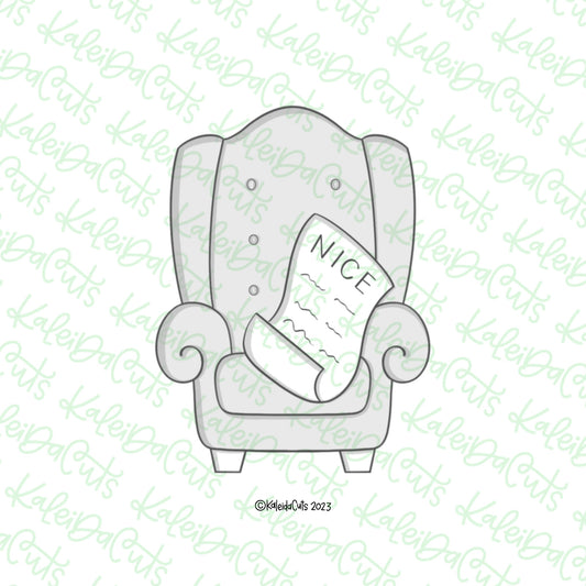 Santa Visit Chair Cookie Cutter