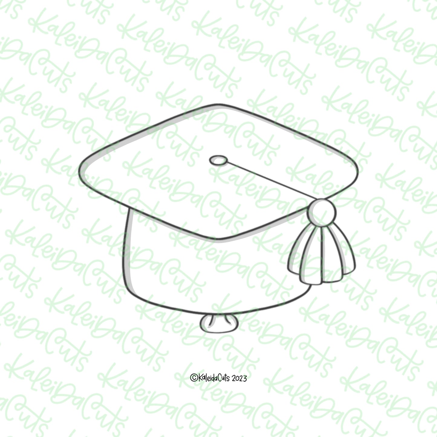 Grad Hat Balloon Cookie Cutter