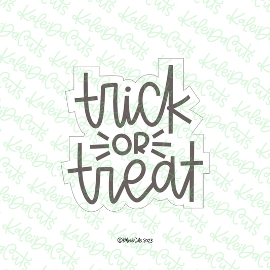 Trick or Treat 2023 Cookie Cutter