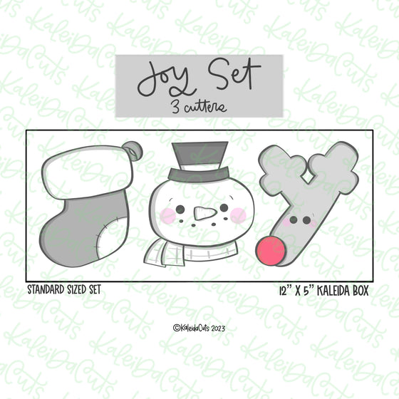 Joy Cookie Cutter Set of 3