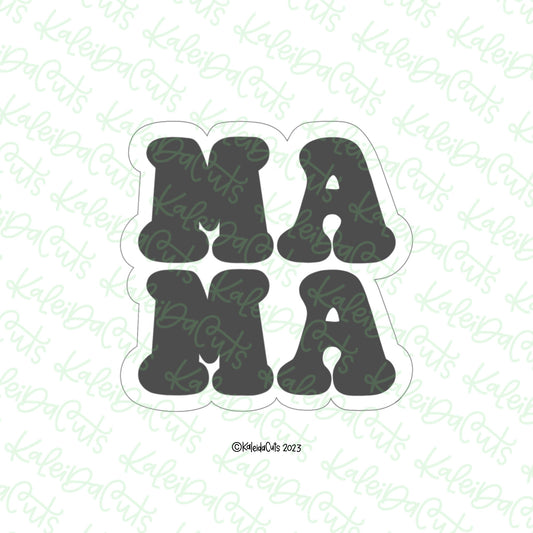 Groovy Mama Cookie Cutter