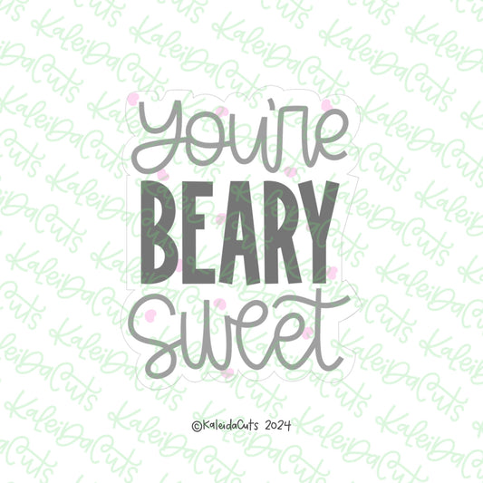 You're Beary Sweet Cookie Cutter