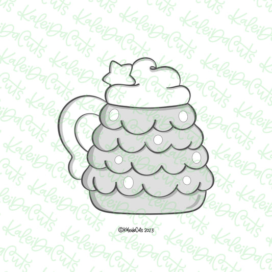 Christmas Tree Mug Cookie Cutter