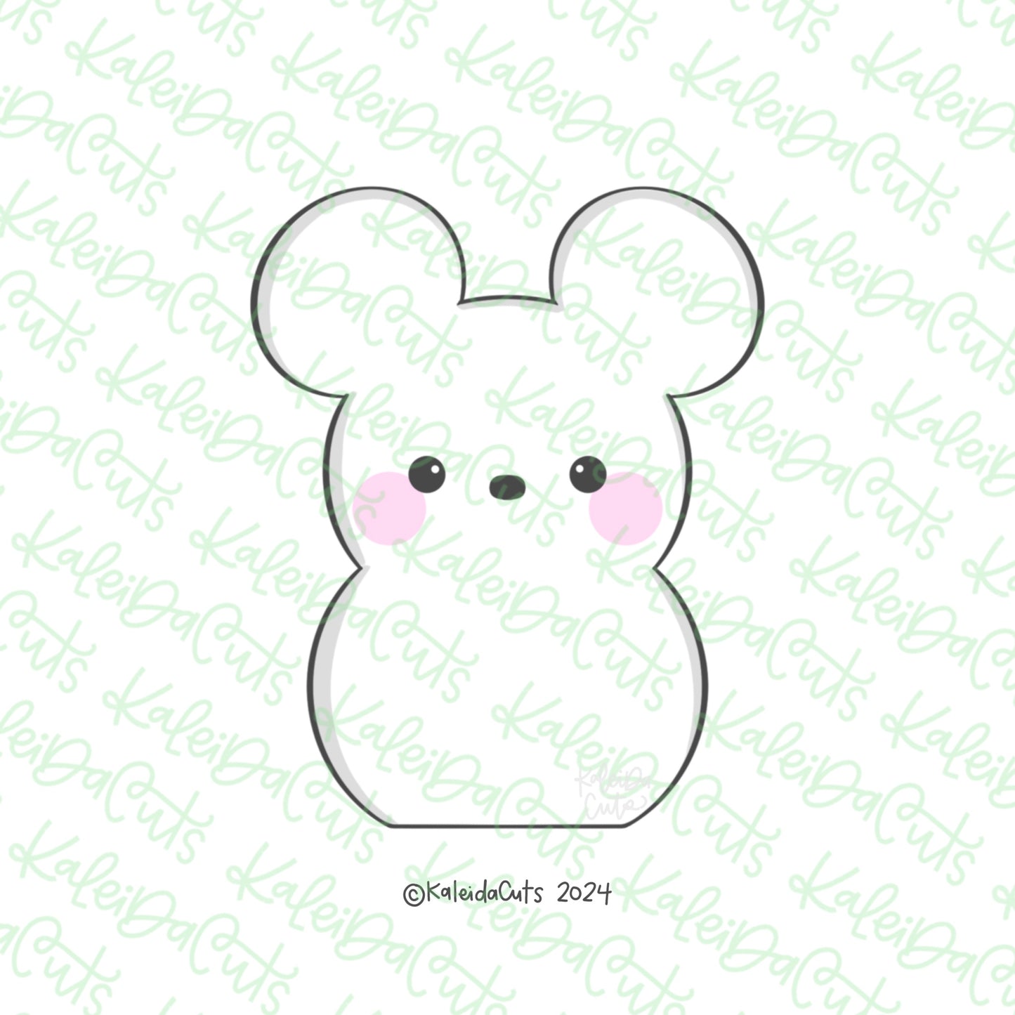 Marshmallow Mouse Cookie Cutter
