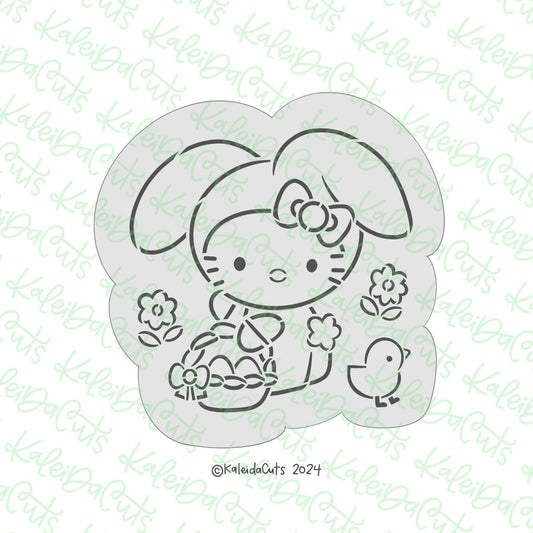 PYO Girly Kitty Bunny Cookie Cutter