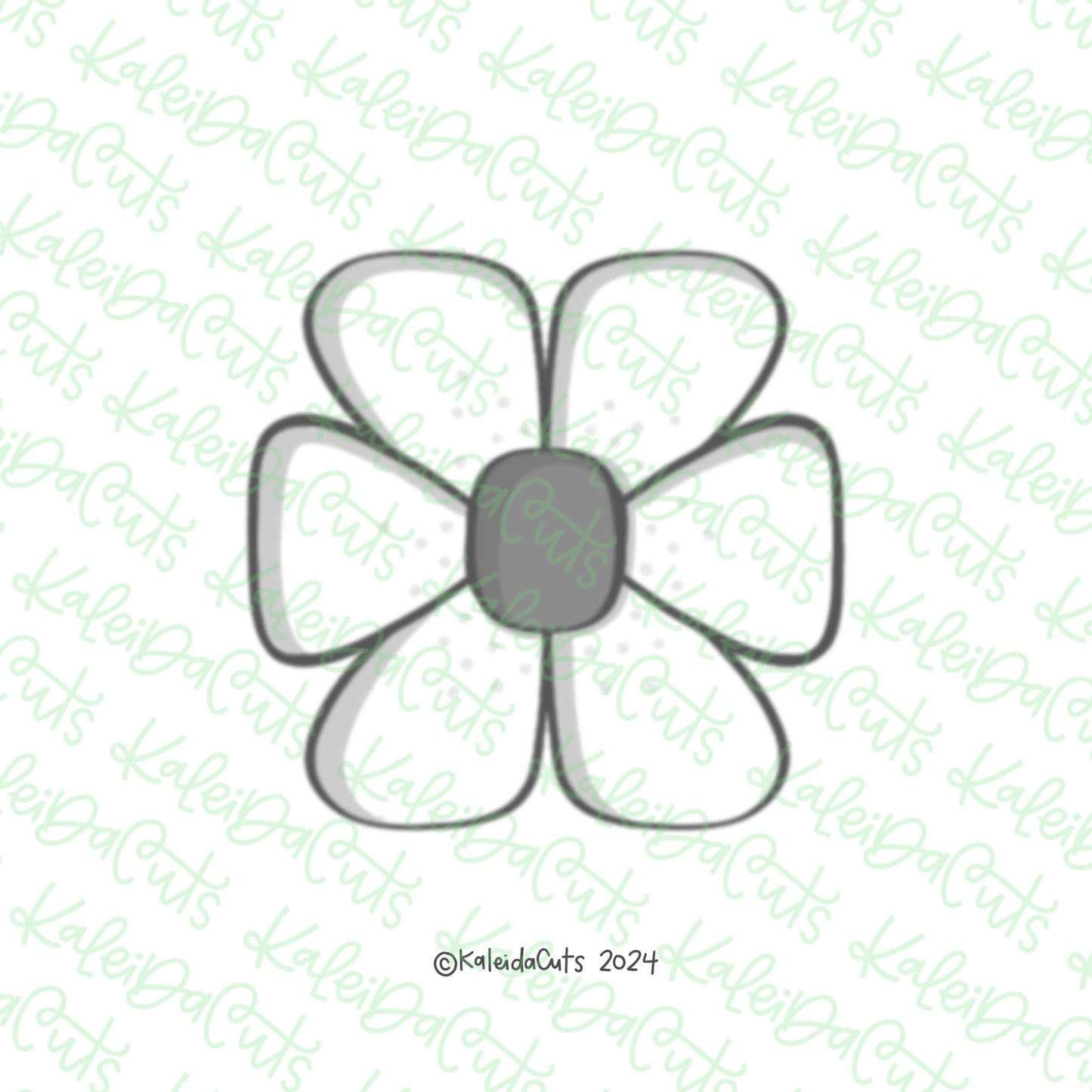 Square Flower Cookie Cutter