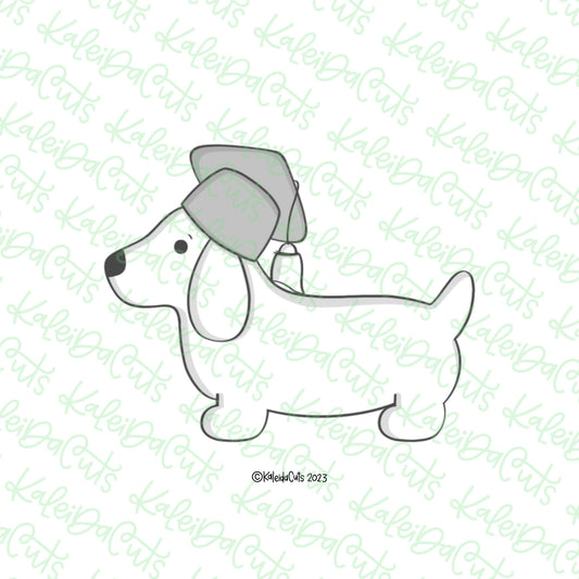 Dachshund Grad Cookie Cutter