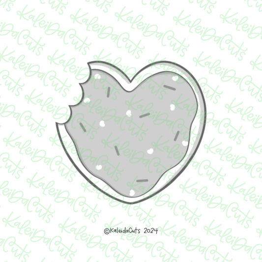 Bitten Heart Cookie Cookie Cutter