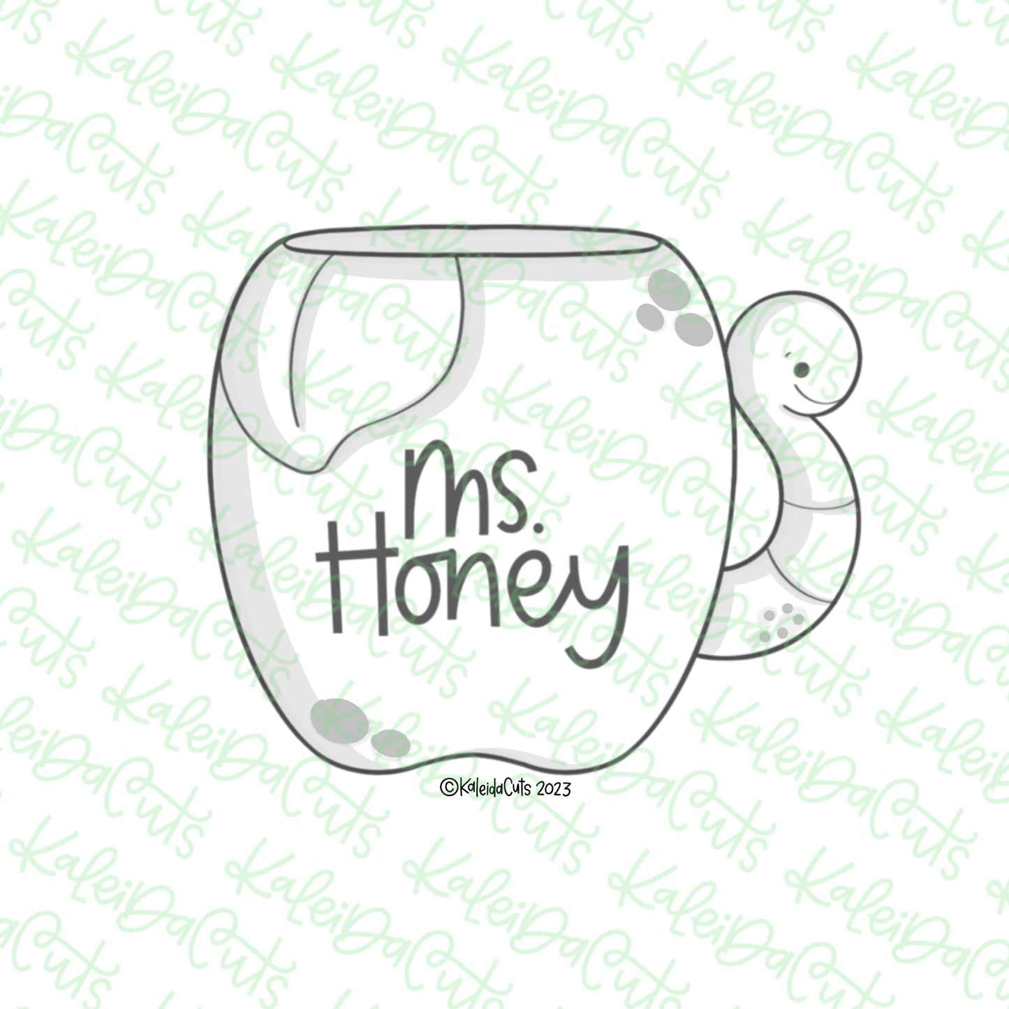 Apple Coffee Mug Cookie Cutter