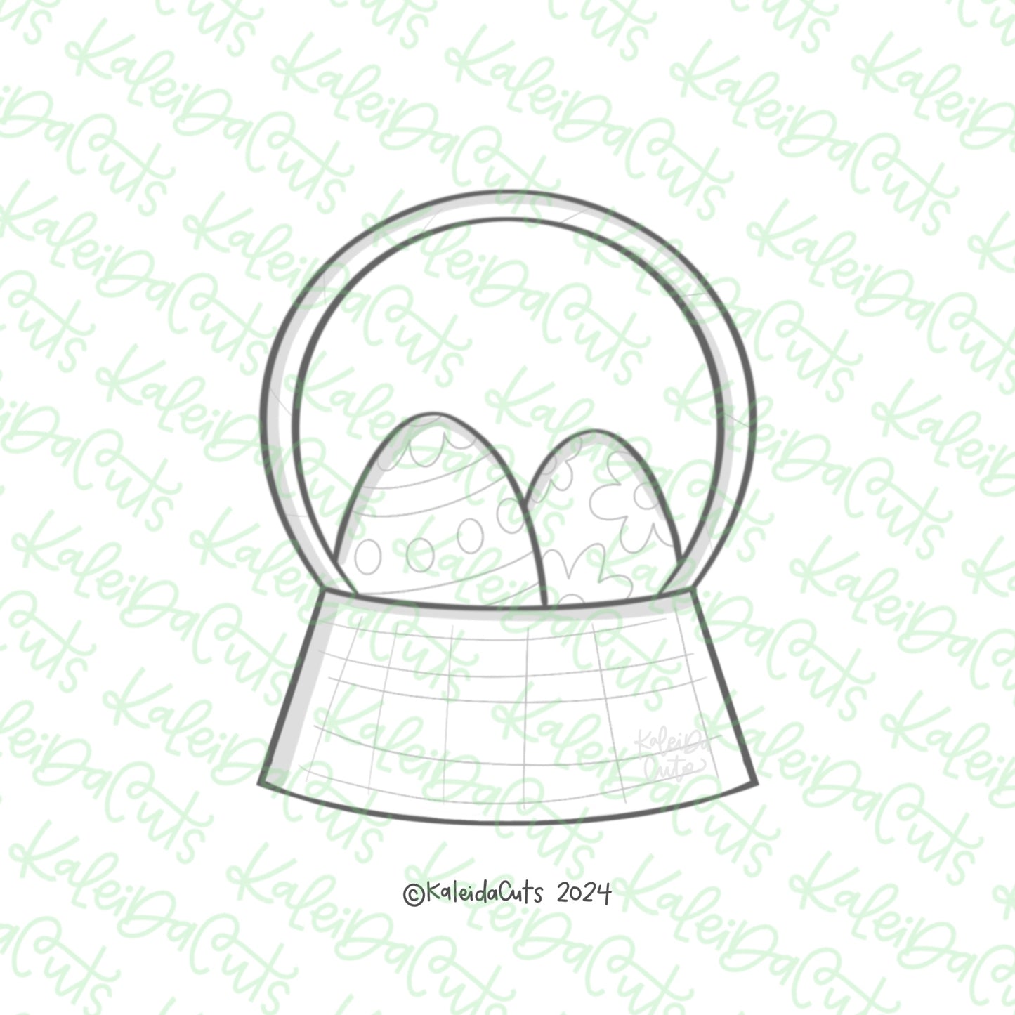 2024 Basket Cookie Cutter