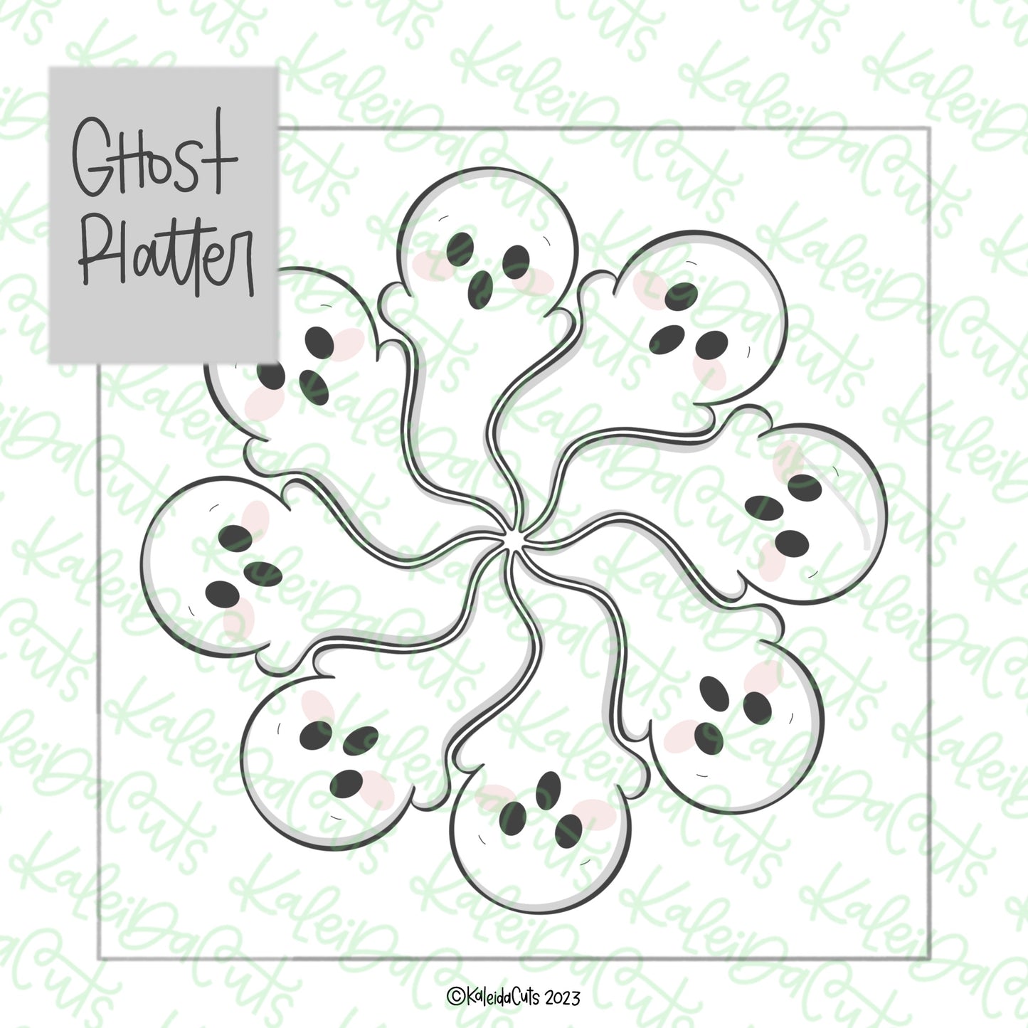 Ghost Platter Cookie Cutter