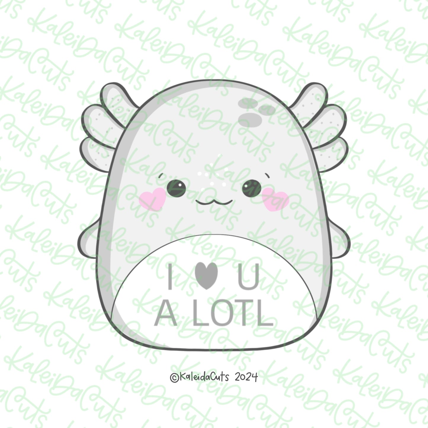 Axolotl Plush Cookie Cutter