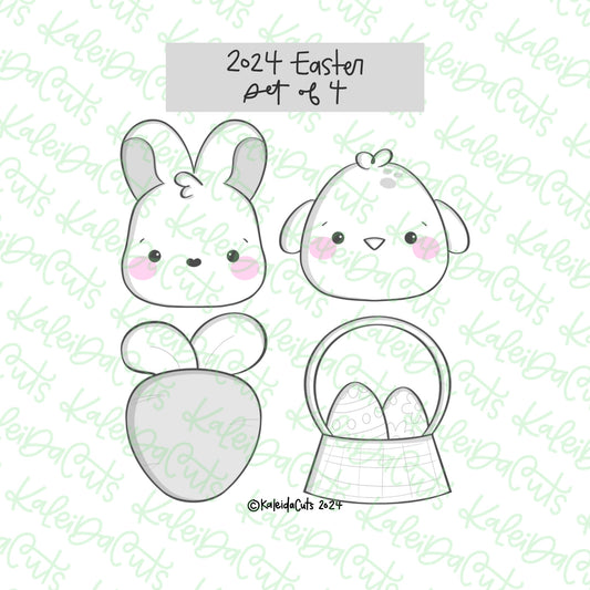 2024 Easter Cookie Cutter Set of 4