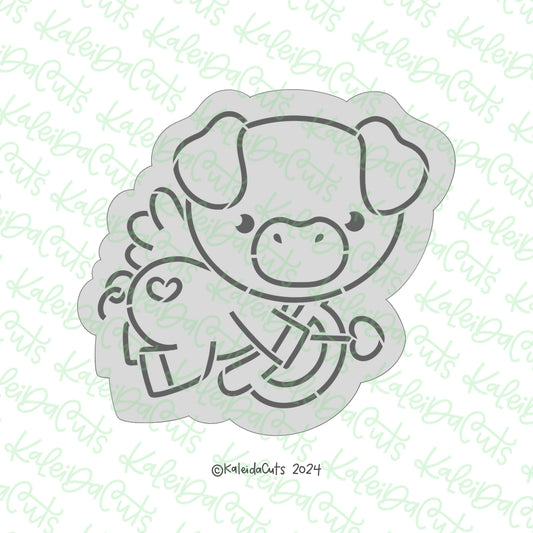 PYO Cupid Pig Cookie Cutter