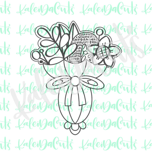 Floral Umbrella Cookie Cutter