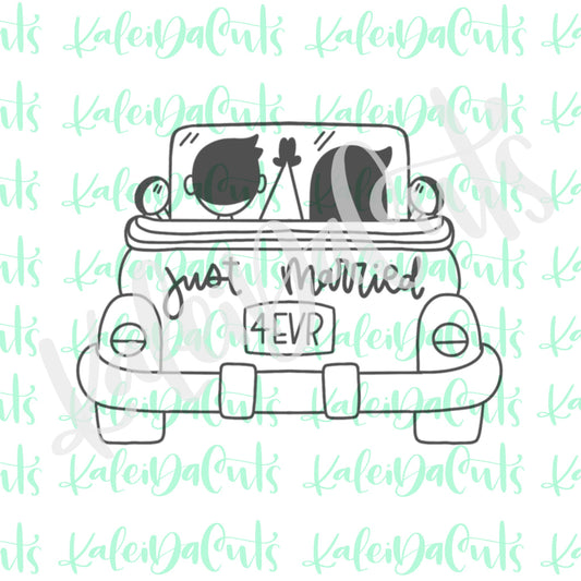 Classic Back of Car Cookie Cutter